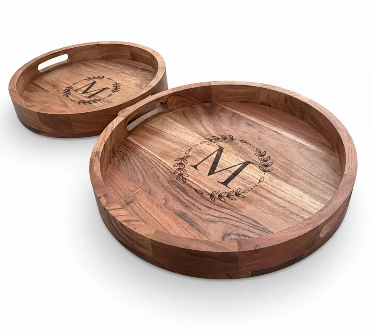 Round Serving Tray personalized